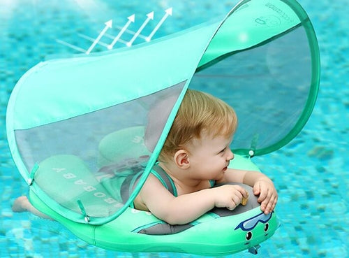 Baby Swimming Ring Float with Sunshade